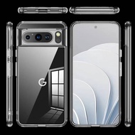 Google Pixel 8a/Google Pixel 8A/Google Pixel 8Proตรงรุ่น(พร้อมส่งในไทย)เคสTPUใสกันกระแทกแบบคลุมกล้อง