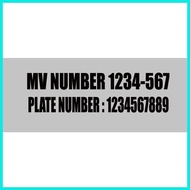 ❀ ◿ LTFRB STICKER / ORIGINAL SIZE / CUTOUT / DECALS