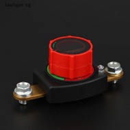 LL Side Post Battery Disconnect Switch 12V-24V With Led Voltmeter Display DC 5-80V Battery Kill Swit
