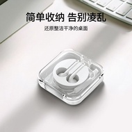 5.5 PZOZ Suitable for Apple Earpods Wired Headset Mini Portable Storage Box Anti-Winding Rotating Wi