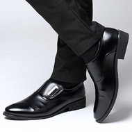 ส่งฟรี💖รองเท้าหนังวัว รองเท้าหนังสีดำ รองเท้าหนังคุณภาพสูง รองเท้าผู้ชายสบาย รองเท้าลำลองผู้ชาย รองเท้าสลิปออน
