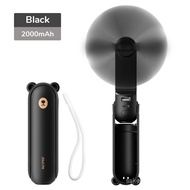 JISULIFE Portable Fan Mini Fan 4500mAh Handheld USB Desk Small Fan Powerbank Flashlight Function