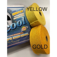 BUDDY CLUB super thermal bandage GOLD / YELLOW model 28740 ( Exhaust thermo wrap )