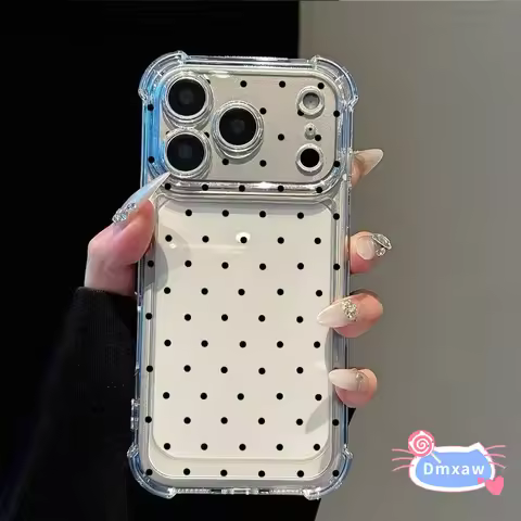 Simple Black Polka Dot Case For Huawei Nova 16 15 Max 14 13 12 Pro Lite 13i 12S 11i 11 Ultra 10 SE 1