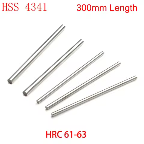 4mm 5mm 6mm 7mm OD 300mm Length HSS HRC61-HRC63 Jobber Drill Bit Boring Out Round CNC Cutting Turnin