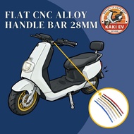Flat CNC Alloy Handle Bar 28MM EV Motor