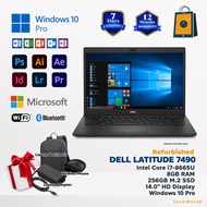 {DIPERBAHARUI} DELL LATITUDE 7490 - INTEL CORE I7-8th GEN/WINDOWS 10 PRO/14"