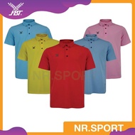FBT Polo Shirt White Sports Stylish Shape Soft Fabric Comfortable To Wear. Can Be Worn By Both Men A