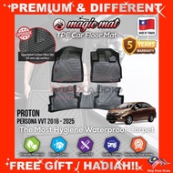 PROTON PERSONA VVT 2016 - 2026 MAGIC MAT 5D TPE Carpet Car Mat Alas Kaki Karpet Kereta