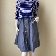 Vtg BLUE LABEL CRESTBRIDGE Cotton dress Size 40