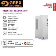 Lenovo IdeaCentre Tower 08IRH9 90XW005KMI Desktop PC (i7-1362OH | 1x8GB DDR5 | 512GB SSD | SFF (8.2L