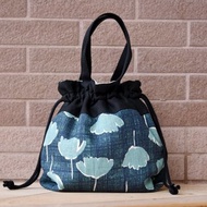 三合一肩背/斜背/手提束口水桶包 ~ 花兒(A72) RS