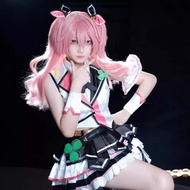 Momoi Ellie cos Clothing World Project Color Stage cosplay Flower Minori Wig Two-Dimensional Costume