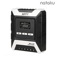 Nataku โซล่าชาร์จเจอร์ โซล่าเซลล์ ชาจเจอร์ mppt 30A 40A ชาร์จ 12V/24V/48V แผงควบคุมพลังงาน มีจอแสดงผ