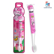 ลิขสิทธิ์แท้ แปรงสีฟันเด็ก  Robocar Poli Super Wing และ Pororo Flipper ที่แขวนแปรง สำหรับอายุ 3 ปีขึ