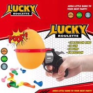 Russian roulette revolver balloon gun game fun spinning balloon board game prank party game toy