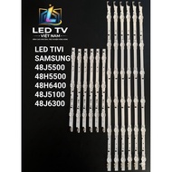 SAMSUNG TV LED 48J5500/48H5500/48H6400/48J5100/48J6300- 100% New 6 Bars 9 LED Bulbs 3v Copper Back