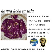 SIXMO kebaya sifon print FREE MASKER kebaya bali murah kebaya lonceng sabrina kebaya bali modern