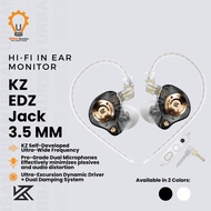 KZ EDZ IEM Earphone HiFi Dynamic Driver Audio Jack 3.5mm with Detachable Cable Mic