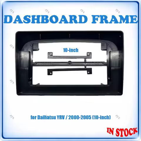 Car Radio Fascia Frame For Daihatsu YRV 2000-2005 10 inch Wiring Harness Power Cable Car Accessories