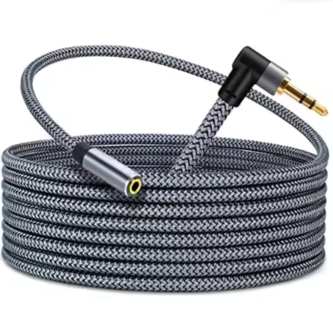 0.3/0.5/1/2/3/5/6/8/10/15/30M AUX Cable 3.5mm Audio Extension Cable Jack Male to Female Headphone Ca
