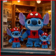 SQ1 Lilo Stitch Stitch x Marvel Black Panther Captain America Plushie Plush Companion Doll QS1