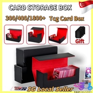 [SG Ready Stock]Graded Card Storage Case | Toploader Box Magnetic Case TCG PU Leather PSA Slab BGS O