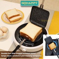 SANDWICH PANINI MAKER GOHAPPY Bread Toaster steak grill AS76