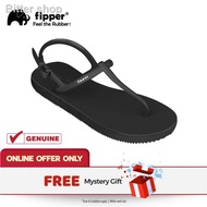 ❀▩Fipper Strappy Rubber for Women in Black