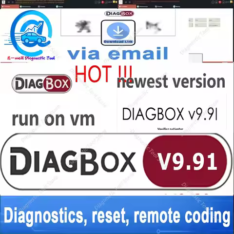 2026 New HOT DiagboxV9.9 software For Lexia3 PP2000 Full Adapter for Citroen& Peugeot Car product Sc