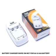 AA AAA Rapid Battery Charger Cheapest 2-Slot Battery Charger