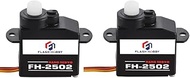 2PCS FH-2502 Nano Servo 2g Steering Gear with JST 1.25 1.0 JR Interface for RC Micro Indoor Aircraft