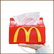 SQ2 McDonald's Tissue Box Home Living Room Coffee Table Decorative Ornaments Paper Box QS2