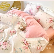 Pink Falala Motif Bedcover Set - Flower - Pink 180x200 Professional