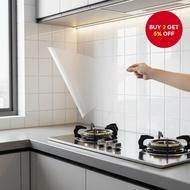 0.6x3m transparent kitchen sticker, high heat and oil resistant, self-adhesive for range hoods and c