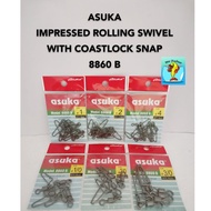 FISHER ASUKA IMPRESSED ROLLING SWIVEL WITH COASTLOCK SNAP 8860 B