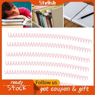 stylish365 FTVOGUE 20Pcs Spiral Binding Coil 30 Holes 13mm Diameter Large Capacity Spine Comb Set Ki