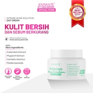 Animate Intense Acne Solution Day Cream 10 gr / Day Cream Untuk Kulit Berjerawat dengan Oil Control 