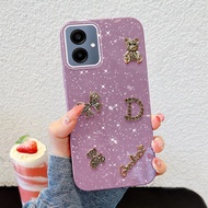 YBD New IMD Glitter Powder Phone Case For Samsung Galaxy A06 4G 5G A05 A03 A04E M04 F04 M13 5G M06 F