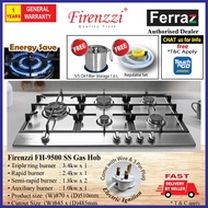 Firenzzi FH-9501FC 5 Burner Gas Stove / FH-9502SC / FH-9500SS / FGH-9522SP / FGH-9533SP / FH-6408SS 