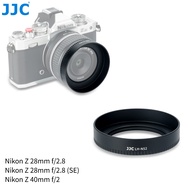 JJC Screw-in Metal Lens Hood for Nikon Nikkor Z 28mm f/2.8 / Z 28mm f/2.8 (SE) / Z 40mm f/2 Lens Sha