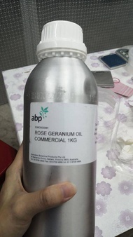 (msia stok) ROSE GERANIUM OIL (ABP/AUSTRALIA) - for soaping 玫瑰天竺葵 (ABP/澳洲) - 适合制作手工皂