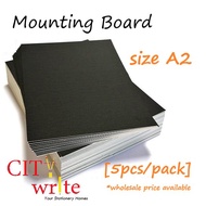 < Mounting Board > size A2 Board [5pcs pack] Black/White DIY art craft architectural modelling mater
