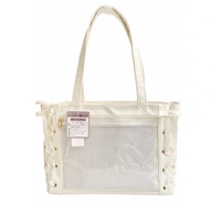 wego 白色絲帶痛包