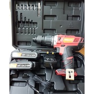 battery drill cordless impact hammer torque control grinder charger cut off saw set plate blade power tool case box