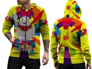 Jaket hoodie zipper asian games fullprint sublimation