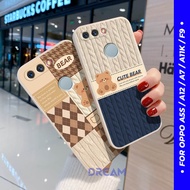 [CM01] SOFTCASE MACARON KAMERA PROTECT MOTIF LUCU BEAR FOR OPPO A5S A7 OPPO A11K A12 F9 PRO REALME 2