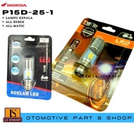 Klakson Motor - Lampu LED Motor AUTOVISION Honda Beat F1 (Putih)