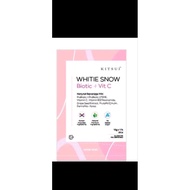 Authentic 100% Bundle of 2 - Kitsui Whitie Snow Biotic + Vit C (15gx15s x 2 box).  + free gift