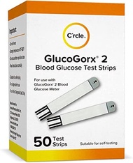 ▶$1 Shop Coupon◀  C rcle Blood Glucose Test Strips - 50 Count Vial - Provides Auto Calibration Circu